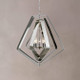 Polished Nickel Pendant Light Chic Pentagon 5 Lights 696mm 60W Polished Nickel Pendant Light Chic Pentagon 5 Lights 696mm 60W